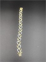 Heart Themed 7.25" Bracelet