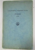 1931 California's Writer Club Poem Book