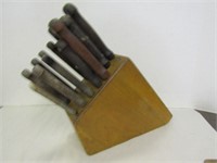 Renmesser Vintage Knife Set w Block