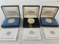 3 Silver U.S.Mint Bicentennial Proof Medals