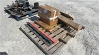 pallet with parts