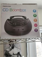 CD BoomBox with Aux in memorex