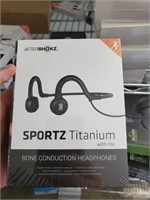 SportZ Titanium headphones w mic bone conduction