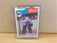 1983-84 Pelle Lindbergh Rookie Hockey Card