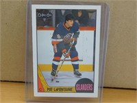 1987-88 Pat Lafontaine Hockey Card