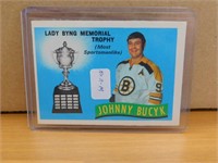 1971-72 Johnny Bucyk Lady Bing Trophy Hockey Card