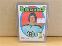 1971-72 Mike Walton Hockey Card