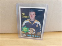 1969-70 Phil Esposito First Team Hockey Card