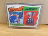 1983-84 Wayne Gretzky Art Ross Trophy Hockey Card