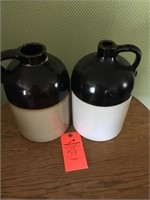 2 stoneware jugs