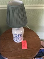 Stoneware lamp Henry McKenna bourbon