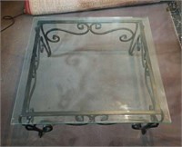 WROUGHT IRON COFFEE TABLE
