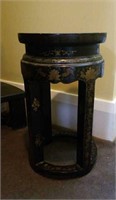CHINESE BLACK LACQUER STAND