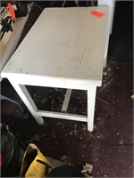 old painted table