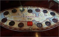 MILLENIUM CANADA 1999 25 CENT COIN SET