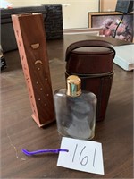 FLASK WITH POUCH AND INCENSE BOX