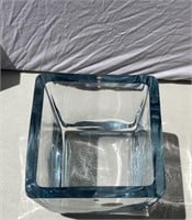 Georg Jensen/Cartier Square Glass Vase