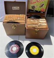2 Cases of 45 RPM Records (over 100 Pieces)