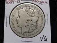 1889 O MORGAN SILVER DOLLAR 90% VG