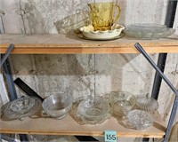 Lot of Glass Service Pieces