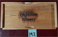 St. Julian Winery Wooden Wine Box