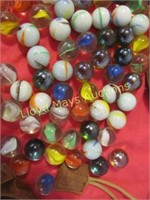 Glass & Agate Marbles / Marble Bags