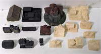 Painted & unpainted hobby buildings & structures