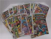 Lot of Captain America Comic Books
