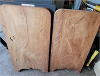 2pc Wooden Slabs