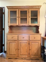Wooden Hutch w/ Cupboard