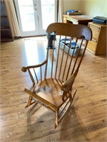 Ladderback Wooden Rocking Chair