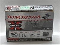 Winchester Rifled Slug Hollow Point Amo