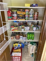 Contents of Pantry Closet