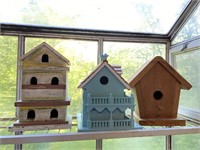 3 Pcs. Bird Houses