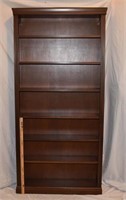 7' BOOKCASE - SOME SCUFF MARKS ON BOTTOM