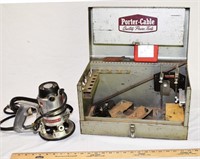 PORTER CABLE ROUTER AND ACCESSORIES - WORKS