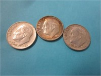 3 Roosevelt Dimes