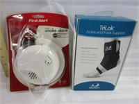 Ankle Support & Smoke Alarm