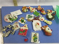 Vintage Christmas Pins - Some missing