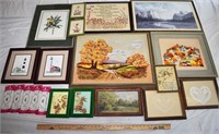 LOT - PICTURES, PRINTS AND FRAMES