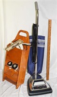 SANITAIRE HD VACUUM W/ WOODEN ATTACHMENT CADDY