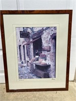 Signed and Framed Roberts The Bread Shop 32Hx26W