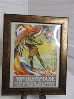 Vintage 1920 VII Olympiade Antwerp Poster