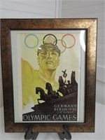 Vintage 1936 Olympic Games German Berlin Poster