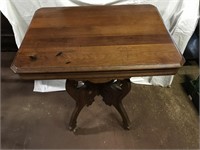 Antique Walnut Victorian Center Table
