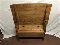 Oak Bench Table