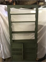 Green Pine Flat Wall Cupboard