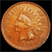 1909-S Indian Head Penny XF+