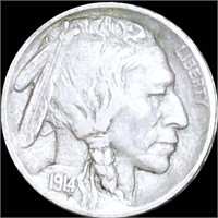 1914-S Buffalo Head Nickel LIGHTLY CIRCULATED