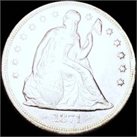 1871 Seated Liberty Dollar CLOSELY UNCIRCULATED